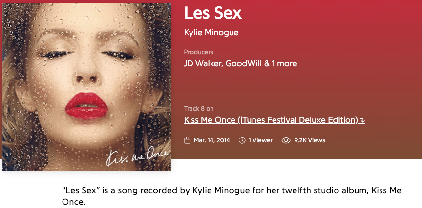 Kylie Minogue